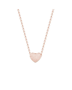Fine Jewelry Heart Shaped Earrings Pendant Necklace Stainless Steel