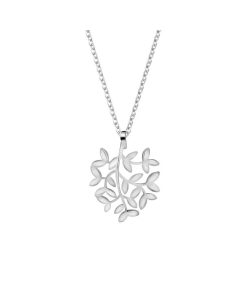 Cute Flower Clavicle Necklace Plants Stainless Steel Pendant Fine Jewelry