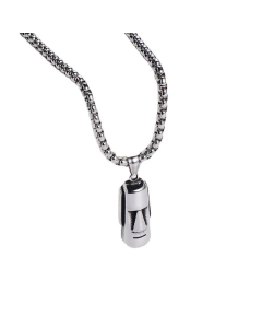 Wholesale Fashion Face Head Small Pendant Stainless Steel Necklace Accessories 