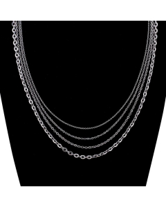 Men's And Women's Stainless Steel Ornament Necklaces Specifications Optional One-Piece Delivery