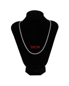 Simple Student All-Match Clavicle Chain Hip Hop Titanium Steel Necklace Men's Basic Chain Keel Chain Clothing Necklace 