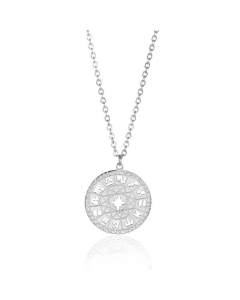 18K Gold-Plated Male And Female Couples Scorpio Necklace Fine Twelve Constellation Hollow Necklace 