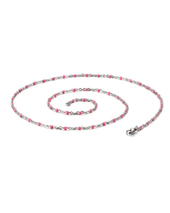 Stainless Steel Resin Steel Color Bead Necklace Accessories Supplier Wholesale 