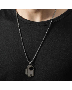 Hip-Hop Spaceman Werewolf Kill Creative Pendant Among Fashionable Brand Sweater Chain