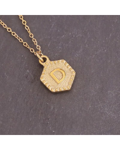 Geometric Stainless Steel 26 Letter Necklace Fashion Decoration Simple Clavicle Chain