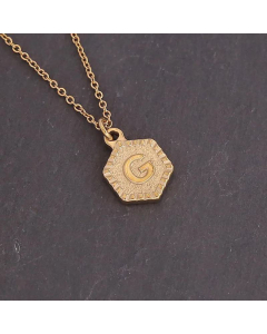 Geometric Stainless Steel 26 Letter Necklace Fashion Decoration Simple Clavicle Chain