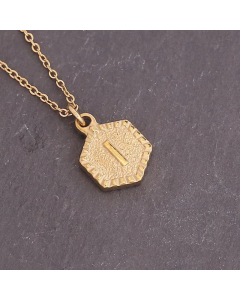 Geometric Stainless Steel 26 Letter Necklace Fashion Decoration Simple Clavicle Chain