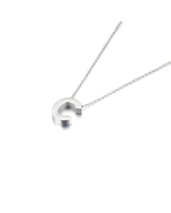 Wholesale Jewelry Fashion Glossy English 26 Letters Stainless Steel Necklace 