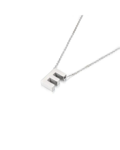 Wholesale Jewelry Fashion Glossy English 26 Letters Stainless Steel Necklace 
