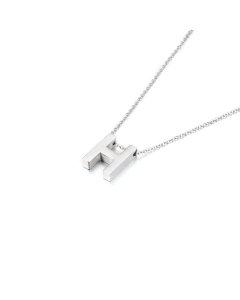 Wholesale Jewelry Fashion Glossy English 26 Letters Stainless Steel Necklace 