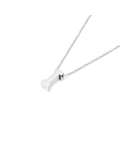 Wholesale Jewelry Fashion Glossy English 26 Letters Stainless Steel Necklace 