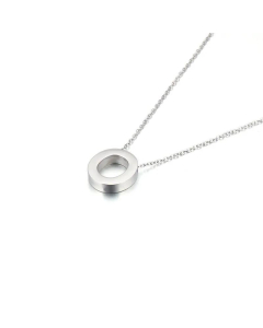 Wholesale Jewelry Fashion Glossy English 26 Letters Stainless Steel Necklace 