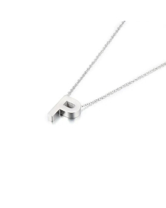 Wholesale Jewelry Fashion Glossy English 26 Letters Stainless Steel Necklace 