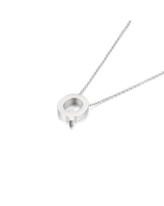 Wholesale Jewelry Fashion Glossy English 26 Letters Stainless Steel Necklace 