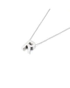 Wholesale Jewelry Fashion Glossy English 26 Letters Stainless Steel Necklace 