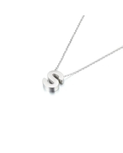 Wholesale Jewelry Fashion Glossy English 26 Letters Stainless Steel Necklace 