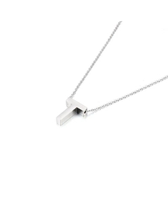 Wholesale Jewelry Fashion Glossy English 26 Letters Stainless Steel Necklace 
