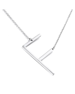 Wholesale Jewelry Non-Fading 26 English Letters Stainless Steel Necklace 