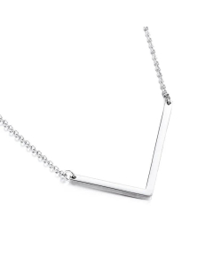Wholesale Jewelry Non-Fading 26 English Letters Stainless Steel Necklace 