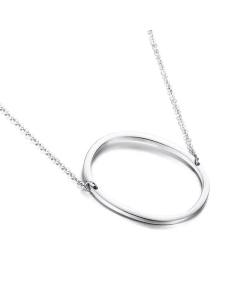 Wholesale Jewelry Non-Fading 26 English Letters Stainless Steel Necklace 