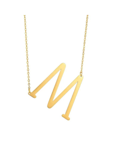 Hot-Selling 26 English Large Letter Necklaces