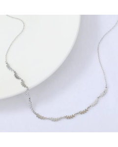 Fashion Leaf Chain of Necklace Wholesale Stainless Steel Necklace 