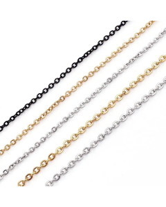 Factory In Stock Wholesale Titanium Steel Necklace Pendant Necklace Welding Chain Clavicle Chain