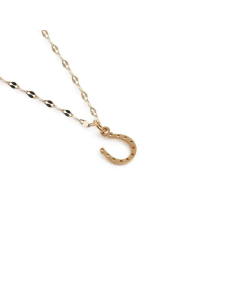 Fashion Lip Chain Necklace Wholesale Jewelry Stainless Steel Geometric Horseshoe Pendant 