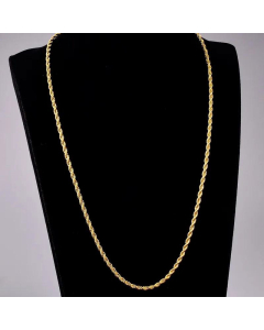 Fine Simple Short Necklace Texture Twist Clavicle Chain Wholesale Jewelry
