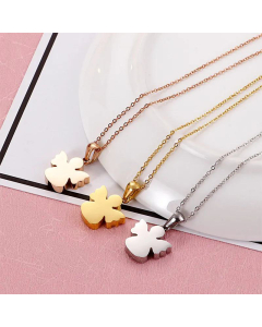 Fashion Necklace Angel Titanium Steel Necklace For Women Clavicle Chain Jewelry Wholesale 