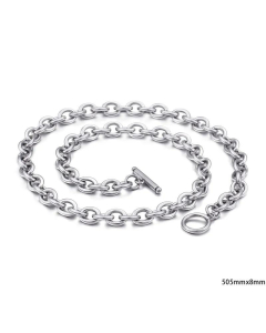 Non-Fading O-Chain Clavicle Necklace Wholesale Stainless Steel 
