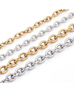 Non-Fading O-Chain Clavicle Necklace Wholesale Stainless Steel 