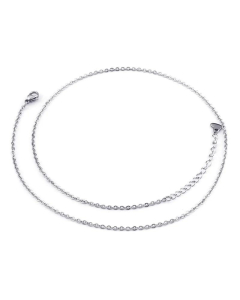 Fashion Heart Necklace Stainless Steel Welded O-Chain Stainless Steel Wholesale