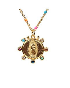 Angel Lightning Dripping Pendant Stainless Steel Necklace Wholesale Jewelry