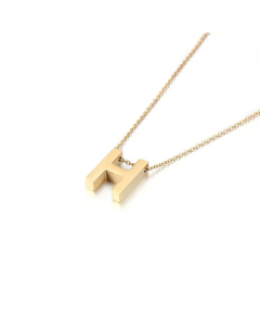 Non-Fading 26 English Letters Pendant Stainless Steel Necklace Fine Quality Wholesale Jewelry