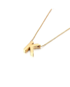 Non-Fading 26 English Letters Pendant Stainless Steel Necklace Fine Quality Wholesale Jewelry