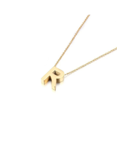 Non-Fading 26 English Letters Pendant Stainless Steel Necklace Fine Quality Wholesale Jewelry