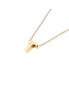 Non-Fading 26 English Letters Pendant Stainless Steel Necklace Fine Quality Wholesale Jewelry