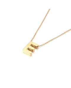 Non-Fading 26 English Letters Pendant Stainless Steel Necklace Fine Quality Wholesale Jewelry