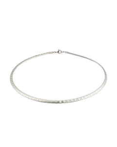 Wholesale Fine Quality One-Step Buying Simple Stainless Steel Pattern Neckalce -Steel Color-01