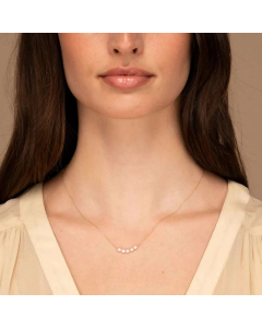Vintage Pearl Necklace Wholesale Simple 18K Stainless Steel 
