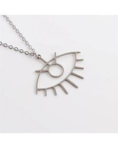 Devil Eye Pendant Stainless Steel Necklace Wholesale Jewelry
