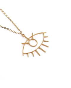 Devil Eye Pendant Stainless Steel Necklace Wholesale Jewelry