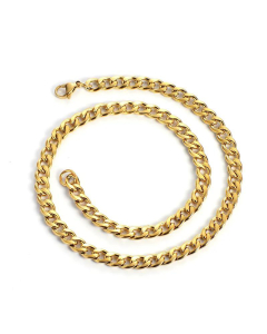 Wholesale Gold Plated Stainless Steel Bag Chain Necklace