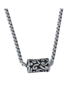 Totem Pendant Titanium Steel Necklace Box Chain Necklace