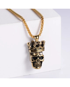 Fashion Skull Ghost Head Pendant Wholesale Stainless Steel Titanium Steel