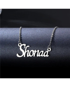 Wholesale Jewelry Letter Angel Pendant  MaMa Stainless Steel Necklace