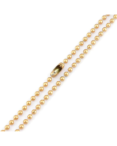 Fashion Long Round Bead Necklace Wholesale Stainless Steel
