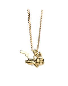 Cute Pikachu Pendant Titanium Steel Necklace Wholesale Jewelry 