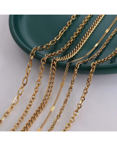 Jewelry Fine Chain Titanium Steel Necklace Wholesale 